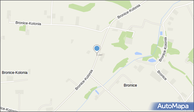 Bronice-Kolonia, Bronice-Kolonia, mapa Bronice-Kolonia