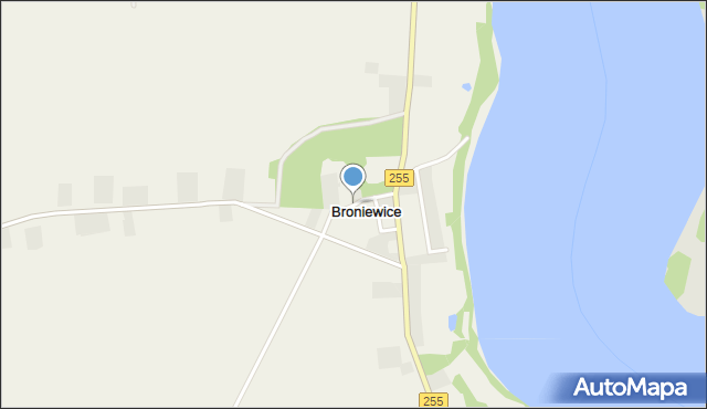 Broniewice, Broniewice, mapa Broniewice