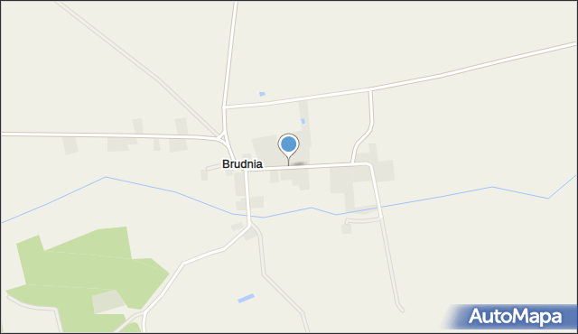 Brudnia, Brudnia, mapa Brudnia