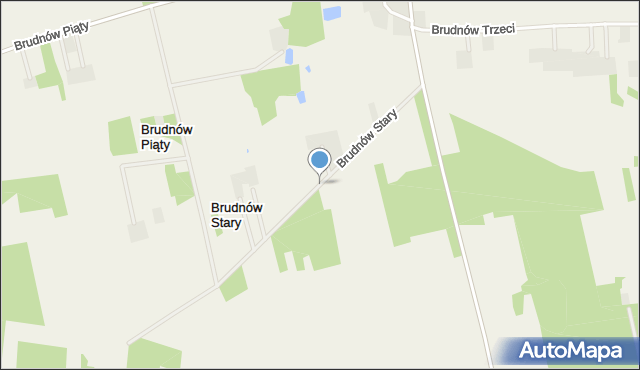 Brudnów Stary, Brudnów Stary, mapa Brudnów Stary