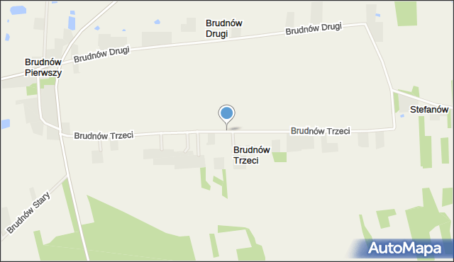 Brudnów Trzeci, Brudnów Trzeci, mapa Brudnów Trzeci