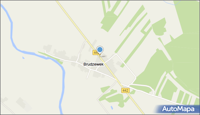 Brudzewek, Brudzewek, mapa Brudzewek