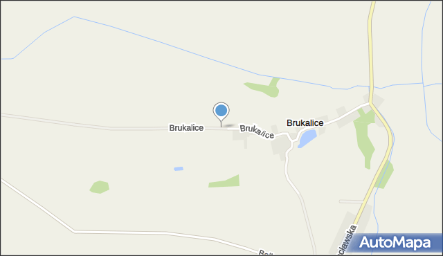 Brukalice, Brukalice, mapa Brukalice