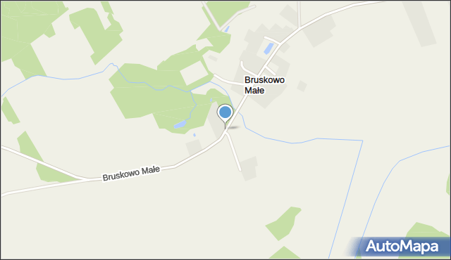 Bruskowo Małe, Bruskowo Małe, mapa Bruskowo Małe