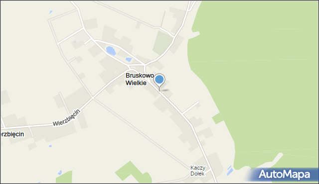 Bruskowo Wielkie, Bruskowo Wielkie, mapa Bruskowo Wielkie