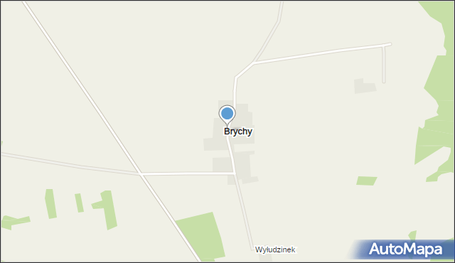 Brychy, Brychy, mapa Brychy