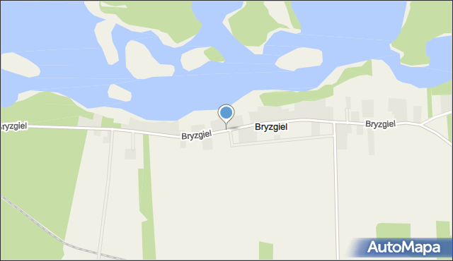 Bryzgiel, Bryzgiel, mapa Bryzgiel