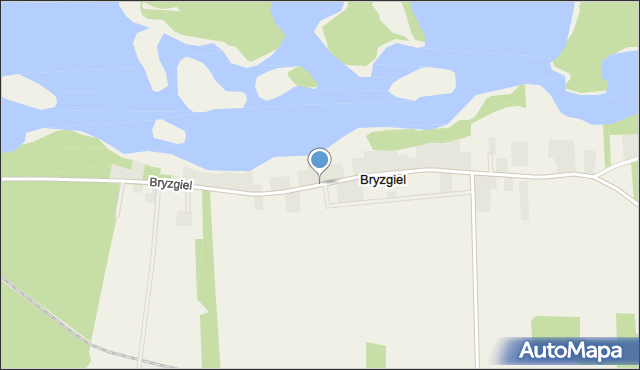 Bryzgiel, Bryzgiel, mapa Bryzgiel