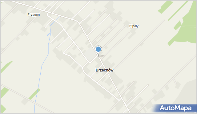 Brzechów, Brzechów, mapa Brzechów