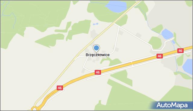 Brzęczkowice, Brzęczkowice, mapa Brzęczkowice