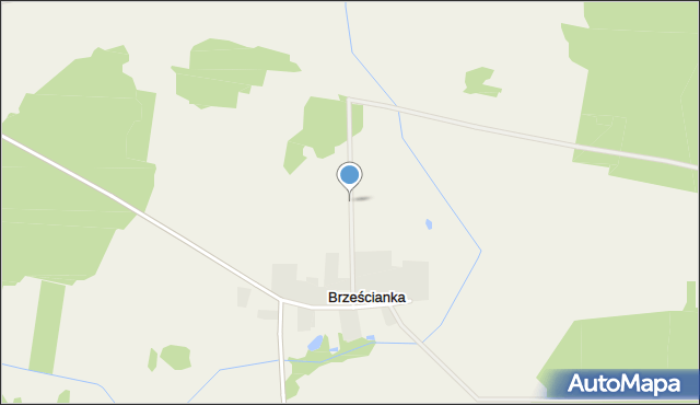 Brześcianka, Brześcianka, mapa Brześcianka