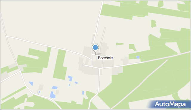 Brzeście gmina Radków, Brzeście, mapa Brzeście gmina Radków