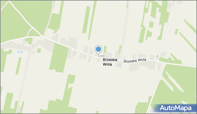Brzeska Wola, Brzeska Wola, mapa Brzeska Wola