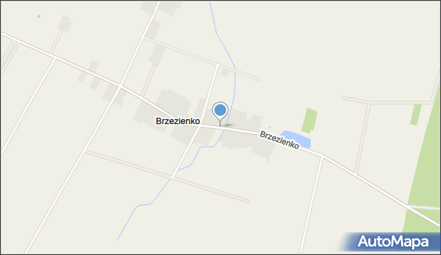 Brzezienko, Brzezienko, mapa Brzezienko
