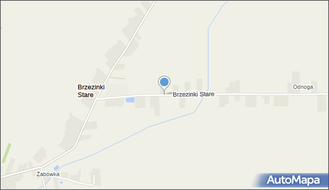 Brzezinki Stare, Brzezinki Stare, mapa Brzezinki Stare