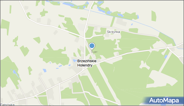 Brzezińskie Holendry, Brzezińskie Holendry, mapa Brzezińskie Holendry