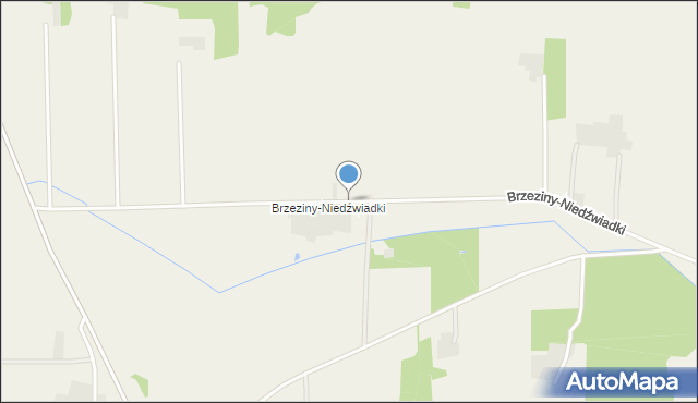 Brzeziny-Janowięta, Brzeziny-Niedźwiadki, mapa Brzeziny-Janowięta