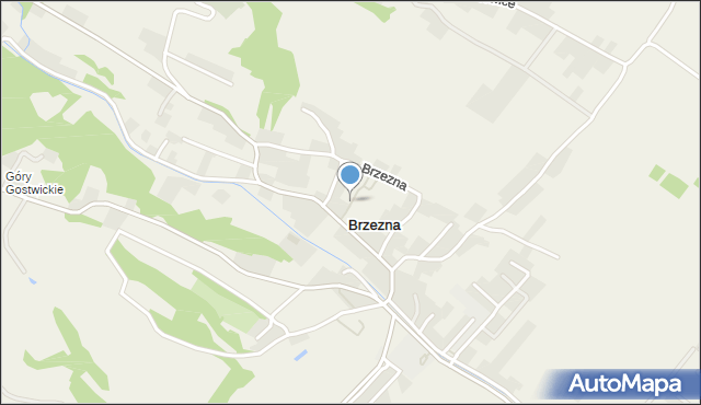 Brzezna, Brzezna, mapa Brzezna