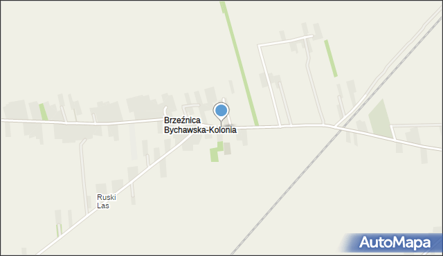 Brzeźnica Bychawska-Kolonia, Brzeźnica Bychawska-Kolonia, mapa Brzeźnica Bychawska-Kolonia