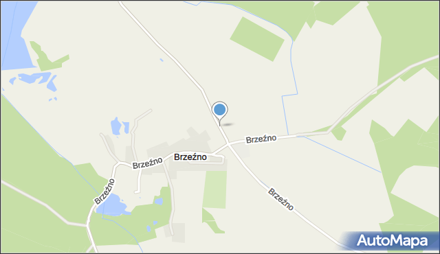 Brzeźno gmina Prusice, Brzeźno, mapa Brzeźno gmina Prusice