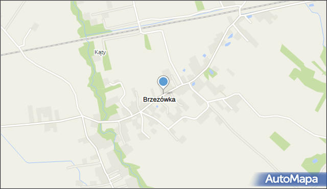 Brzezówka gmina Ropczyce, Brzezówka, mapa Brzezówka gmina Ropczyce