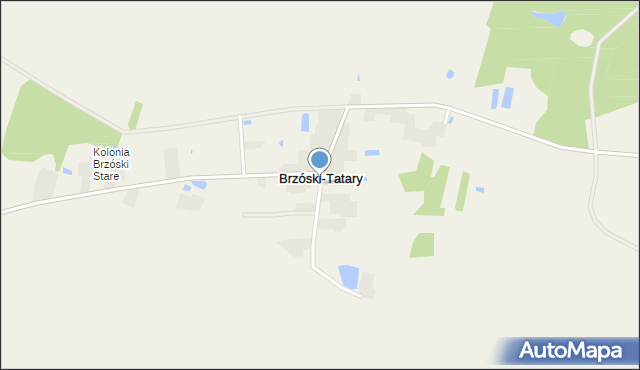 Brzóski-Tatary, Brzóski-Tatary, mapa Brzóski-Tatary