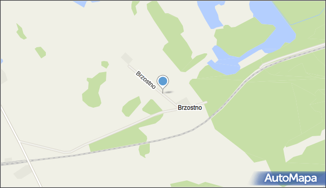 Brzostno, Brzostno, mapa Brzostno