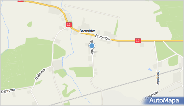 Brzostów, Brzostów, mapa Brzostów