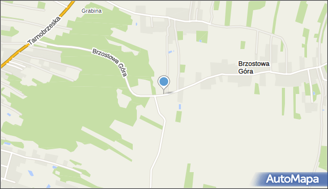 Brzostowa Góra, Brzostowa Góra, mapa Brzostowa Góra