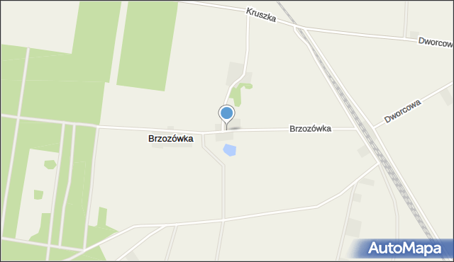 Brzozówka gmina Okonek, Brzozówka, mapa Brzozówka gmina Okonek