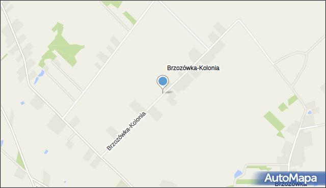 Brzozówka-Kolonia, Brzozówka-Kolonia, mapa Brzozówka-Kolonia