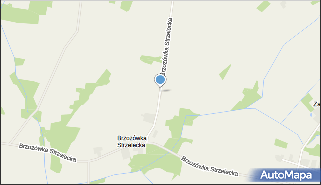 Brzozówka Strzelecka, Brzozówka Strzelecka, mapa Brzozówka Strzelecka