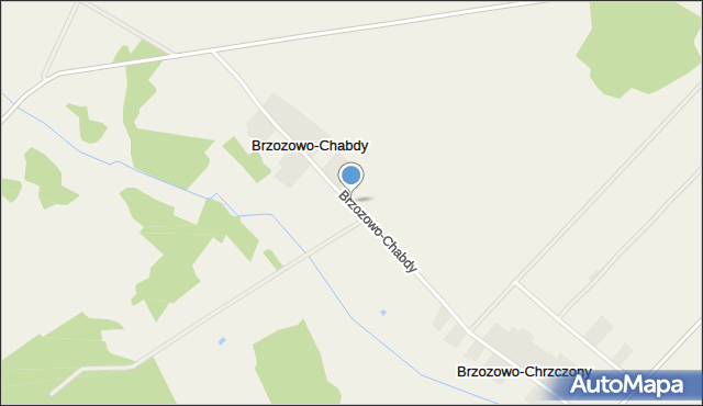 Brzozowo-Chabdy, Brzozowo-Chabdy, mapa Brzozowo-Chabdy