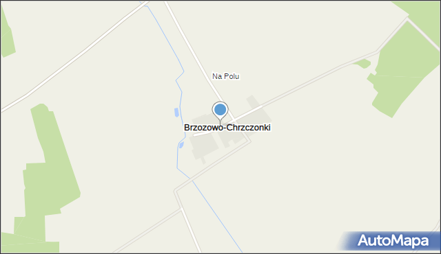 Brzozowo-Chrzczonki, Brzozowo-Chrzczonki, mapa Brzozowo-Chrzczonki