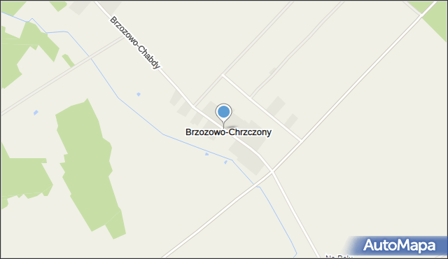 Brzozowo-Chrzczony, Brzozowo-Chrzczony, mapa Brzozowo-Chrzczony