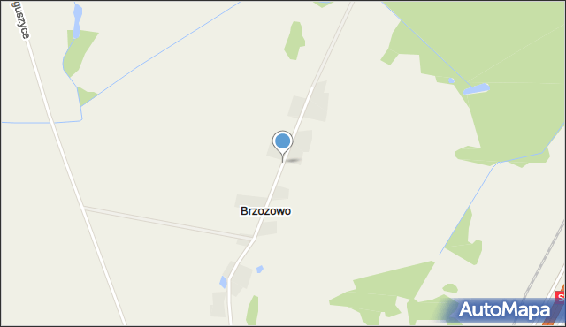 Brzozowo gmina Nowogard, Brzozowo, mapa Brzozowo gmina Nowogard