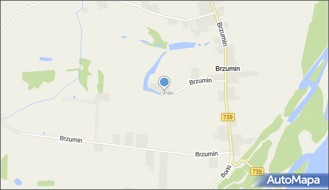 Brzumin, Brzumin, mapa Brzumin