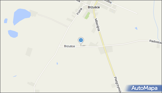 Brzuśce, Brzuśce, mapa Brzuśce