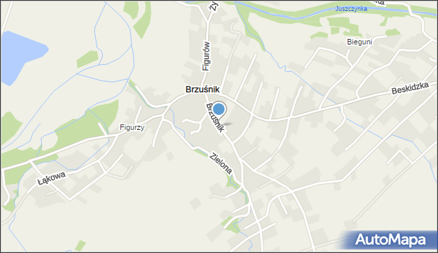 Brzuśnik, Brzuśnik, mapa Brzuśnik