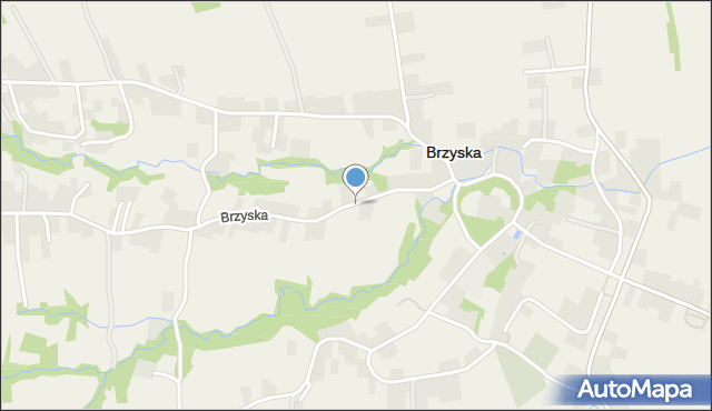 Brzyska, Brzyska, mapa Brzyska