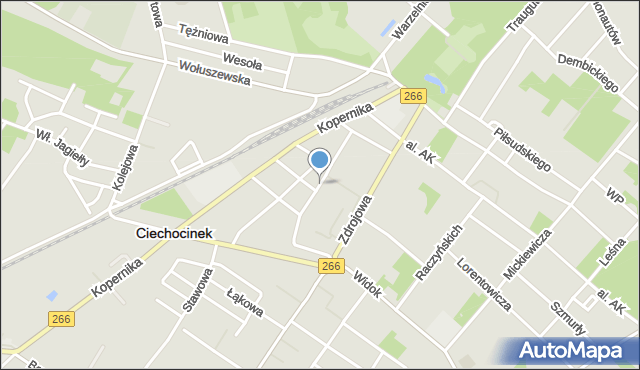Ciechocinek, Broniewskiego Władysława, mapa Ciechocinek
