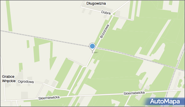 Długowizna, Brzozowa, mapa Długowizna