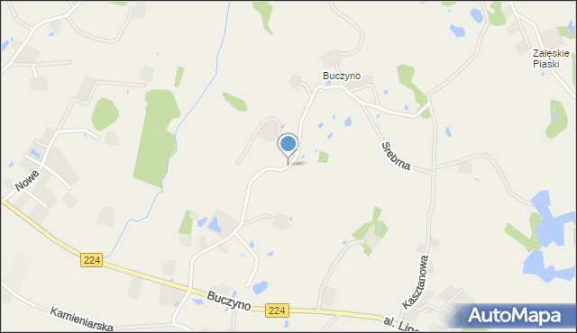 Hopy, Brzozowa, mapa Hopy