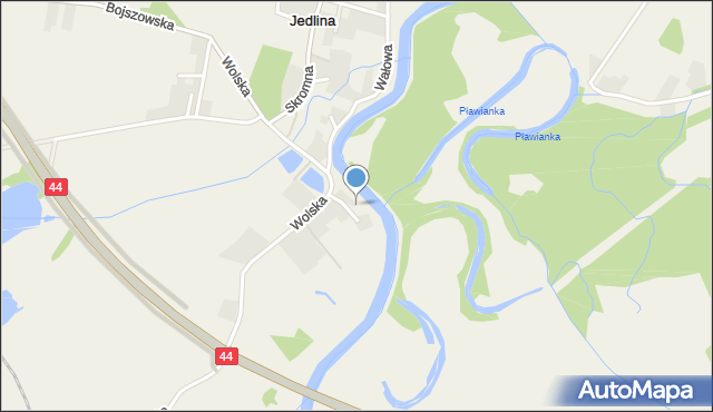 Jedlina gmina Bojszowy, Bratków, mapa Jedlina gmina Bojszowy