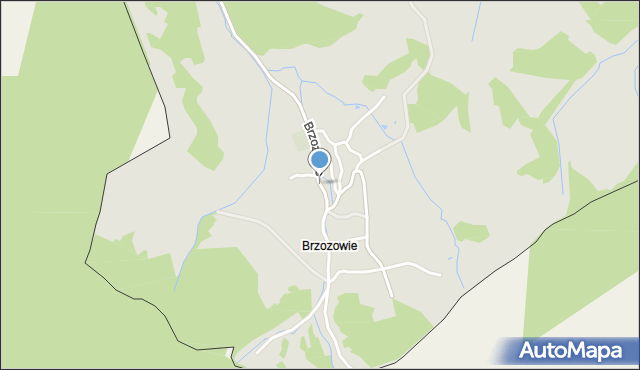 Kudowa-Zdrój, Brzozowie, mapa Kudowa-Zdrój