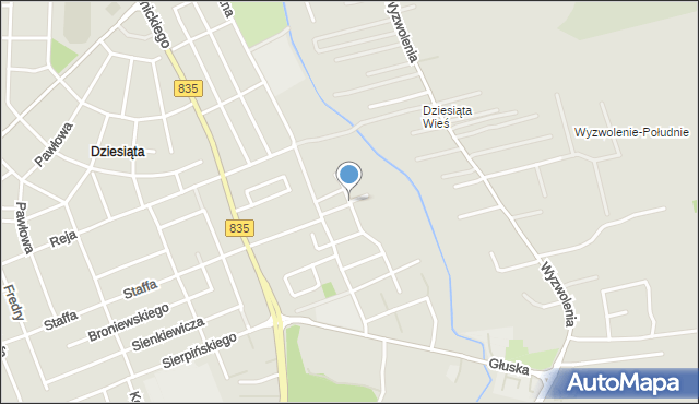 Lublin, Brata Alberta, mapa Lublina