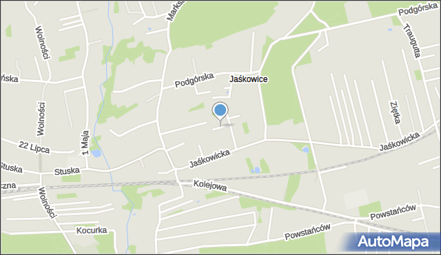 Orzesze powiat mikołowski, Brylantowa, mapa Orzesze powiat mikołowski