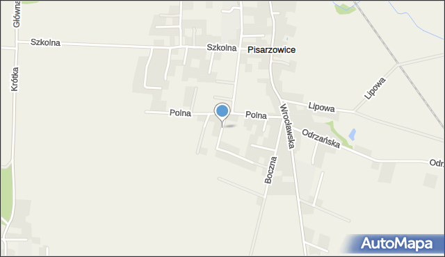 Pisarzowice gmina Miękinia, Brzozowa, mapa Pisarzowice gmina Miękinia