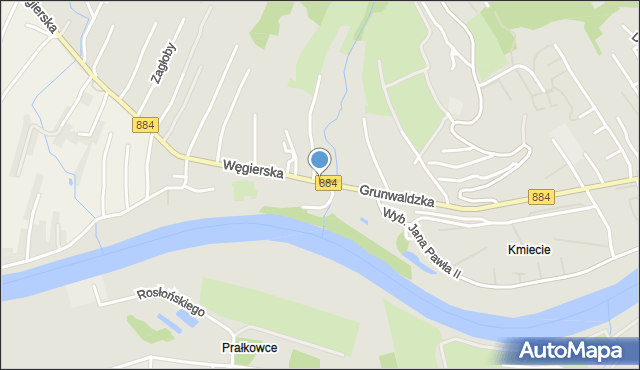 Przemyśl, Browarna, mapa Przemyśla