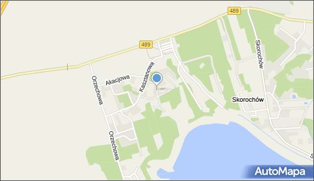 Skorochów, Brzozowa, mapa Skorochów